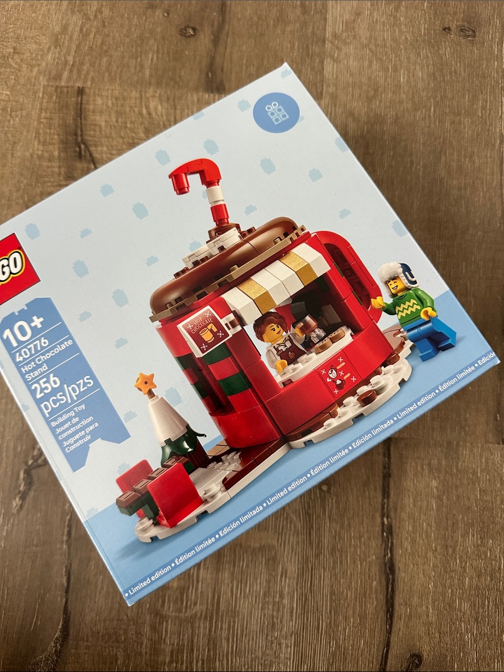 Lego Red and Brown Holiday Hot Chocolate Stand Building Set